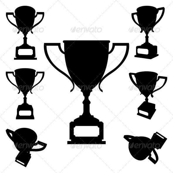 Sport Cups Silhouettes - Miscellaneous Vectors