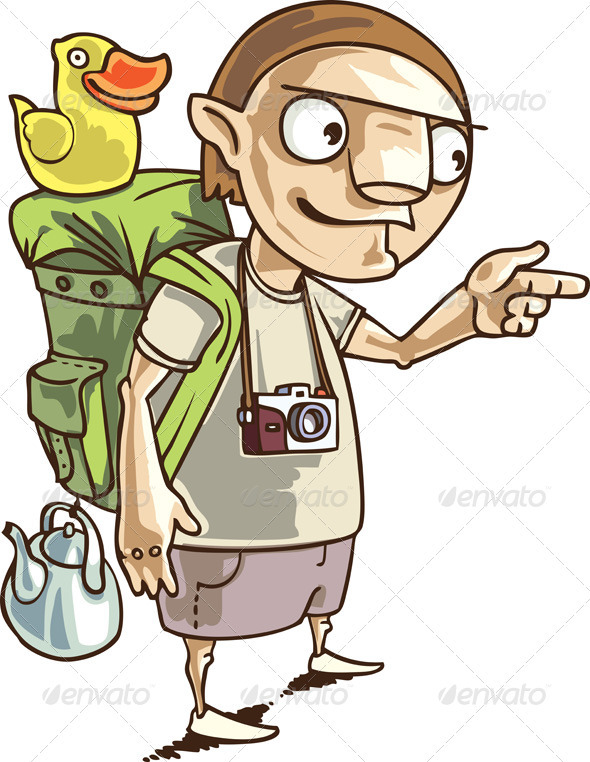 Backpacker - Characters Vectors