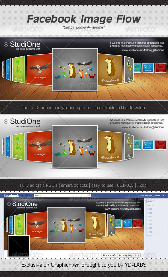 Facebook Image Flow - Facebook Timeline Covers Social Media