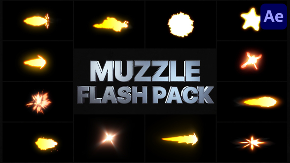 Muzzle Flash Pack - VideoHive 31835571