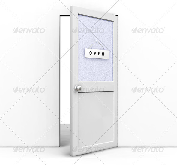 Open door - Architecture 3D Renders