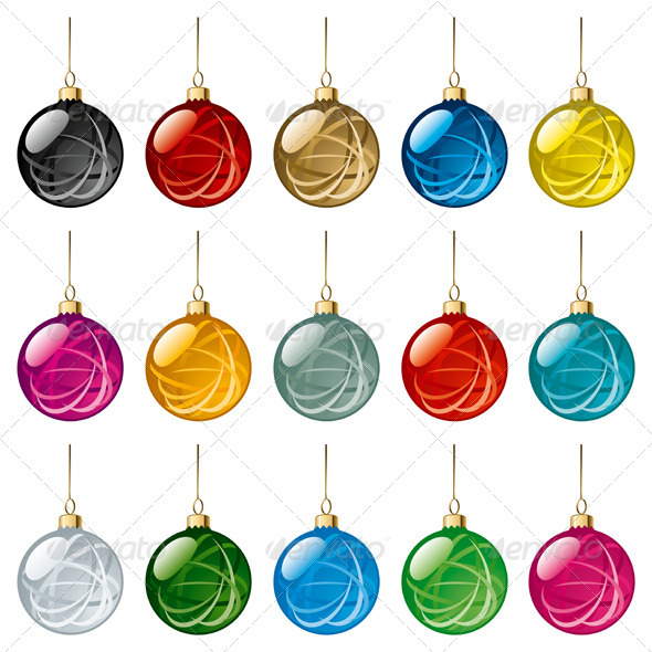 Christmas Balls Set - Christmas Seasons/Holidays