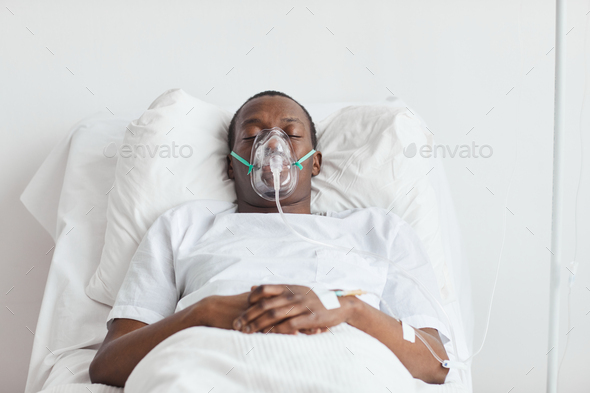black man in hospital