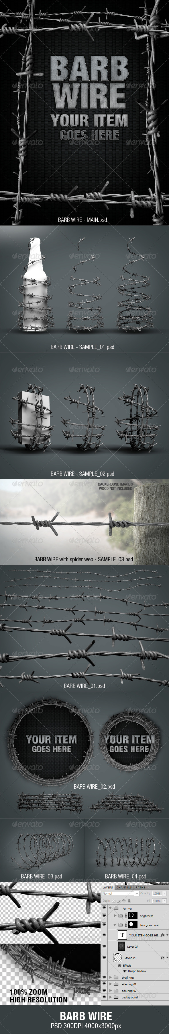Barb Wire - Miscellaneous 3D Renders