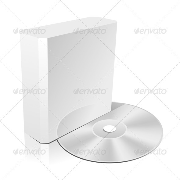 CD Box Design Template - Computers Technology