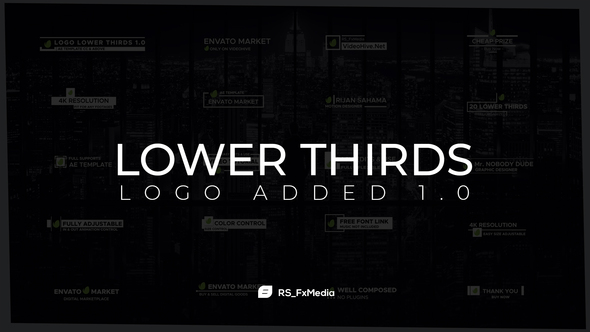 Lower Thirds | Logo Added 1.0