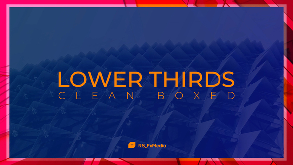 Lower Thirds | Clean Boxed