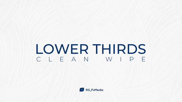 Lower Thirds | Clean Wipe