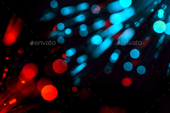 Red blue bokeh effect background. Stock Photo by maksimovata | PhotoDune