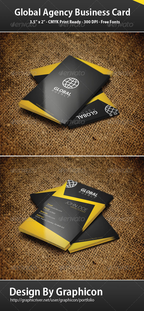 Creative Agency Business Card - Creative Business Cards