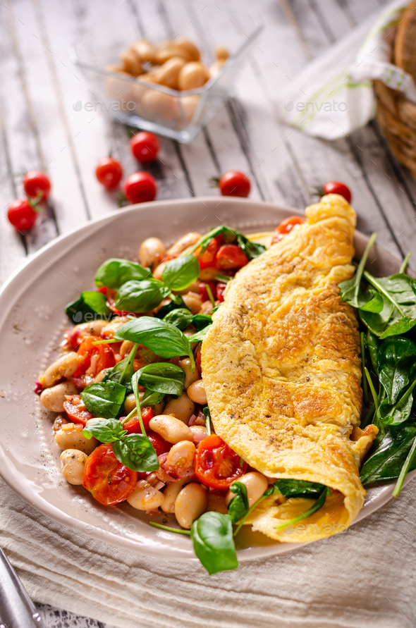 Bio healthy egg omelette Stock Photo by PeteerS | PhotoDune