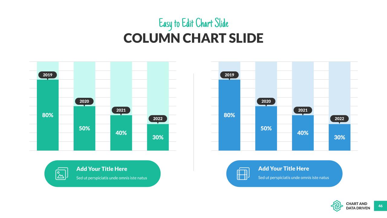 Chart and Data Driven 2 Google Slides Presentation Template by Spriteit