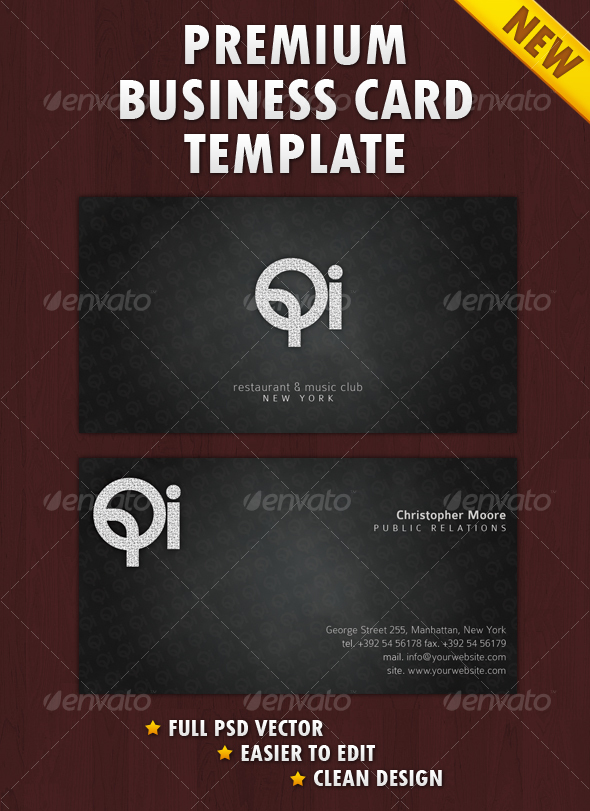 Clean Business Card - Corporate Business Cards