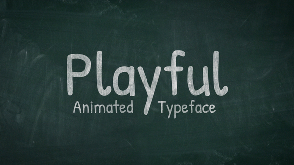 Playful - Animated Handwriting Typeface