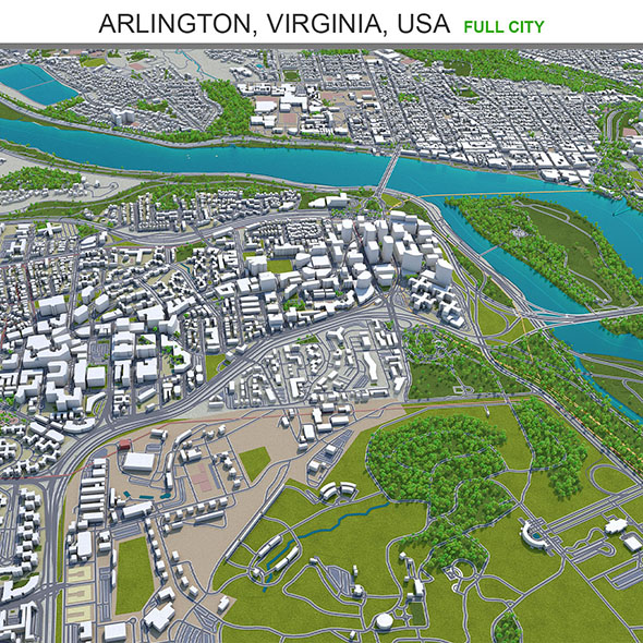 Arlington city Virginia - 3Docean 31859266