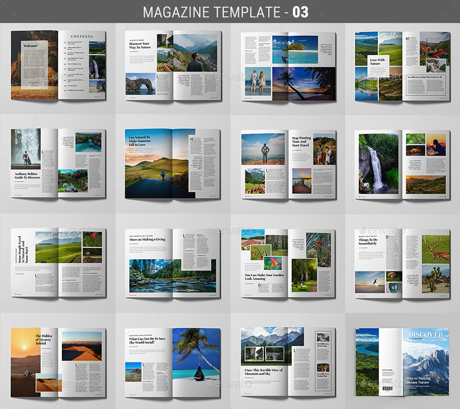 Magazine Bundle, Print Templates | GraphicRiver