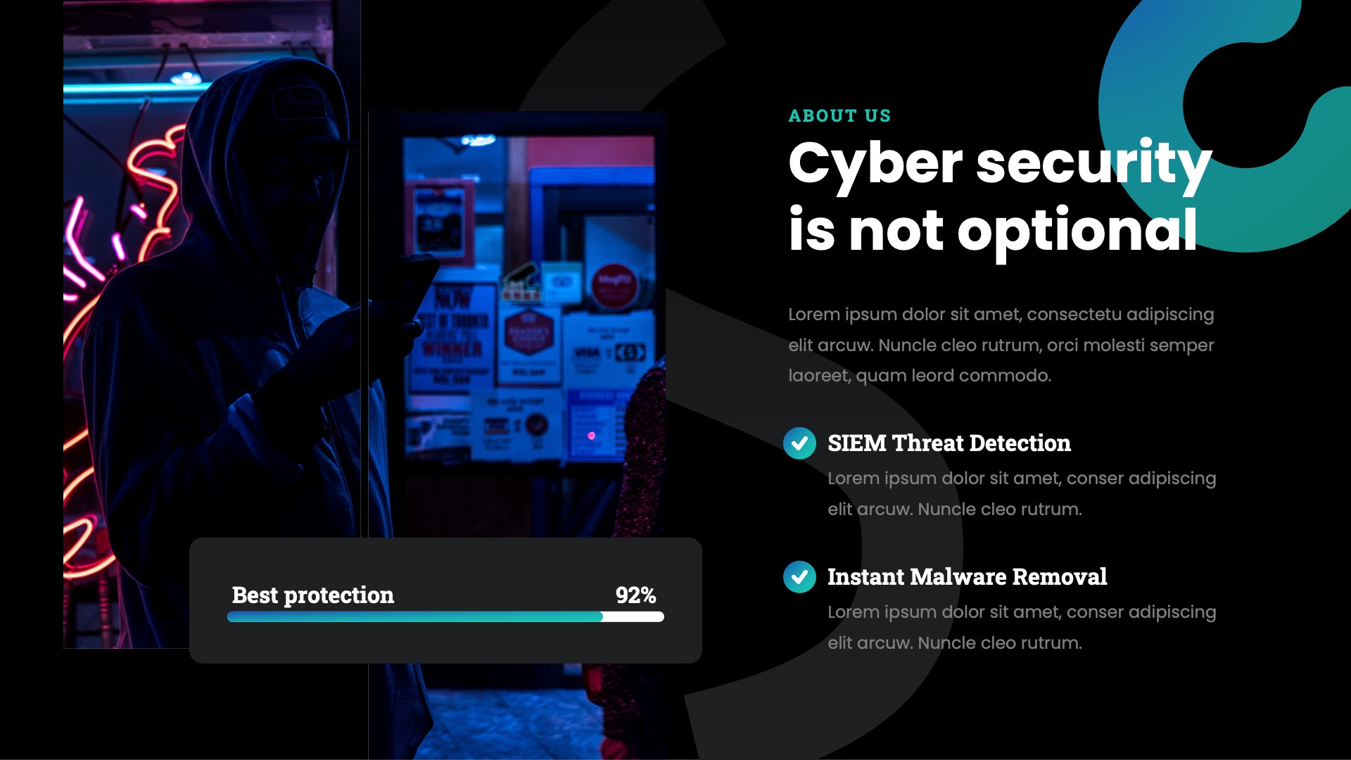 CYBERIA - Cyber Security Keynote Template, Presentation Templates ...