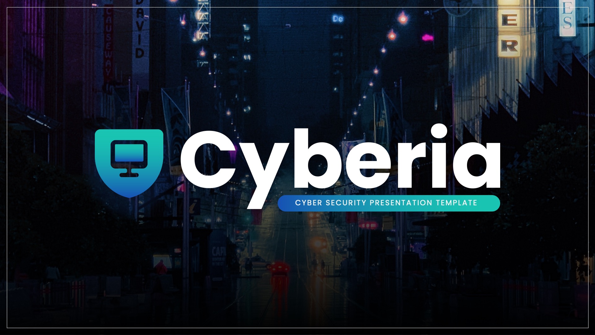 CYBERIA - Cyber Security Keynote Template, Presentation Templates ...