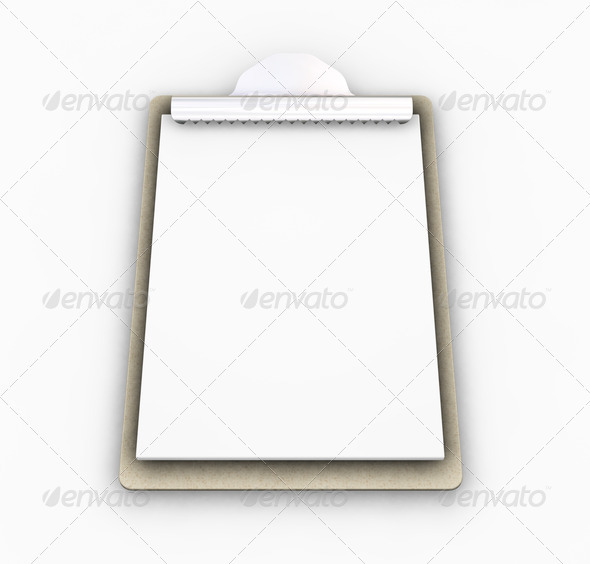 Blank clipboard