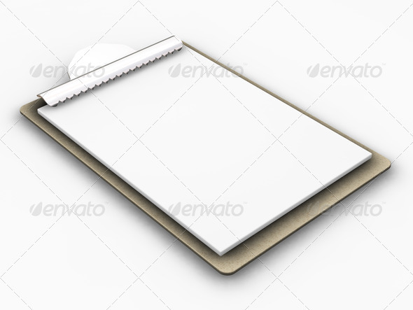 Blank clipboard