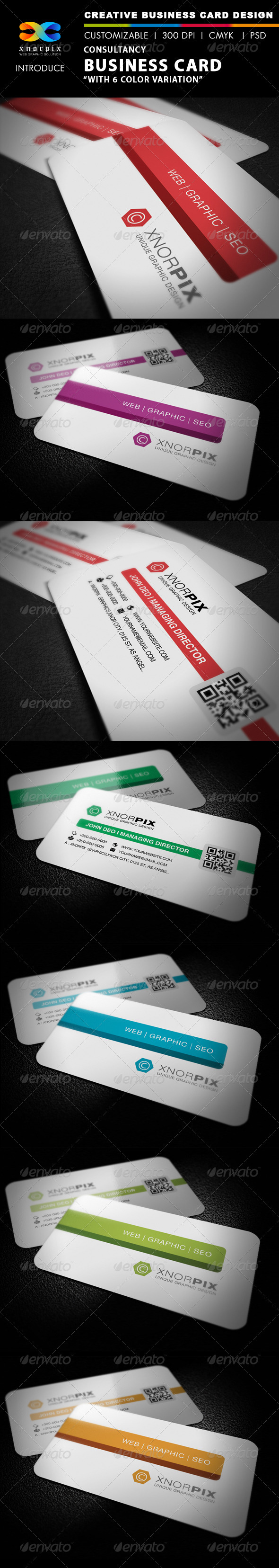 Consultancy Business Card - Corporate Business Cards