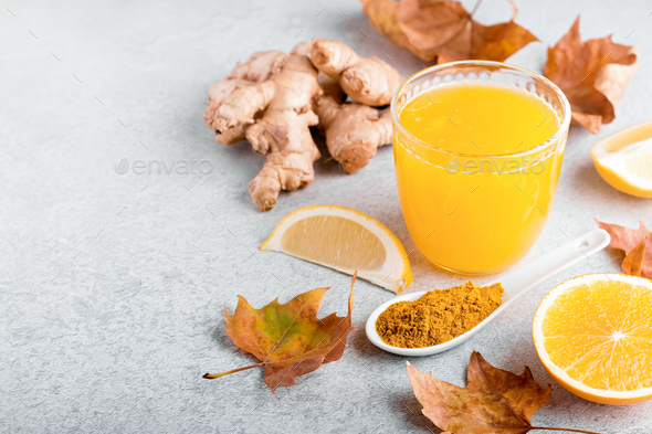 Ginger and Turmeric Immune-Boosting Smoothie