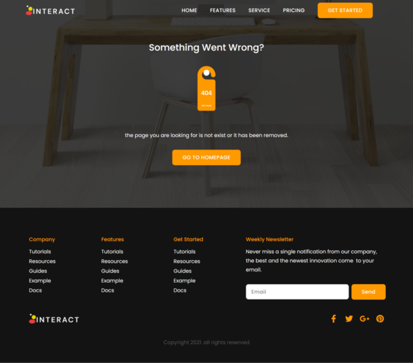 Interact - Digital Agency Elementor Template Kit