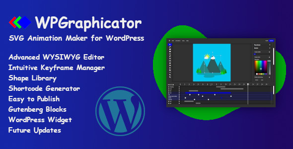 WPGraphicator - SVG Animation Maker for WordPress