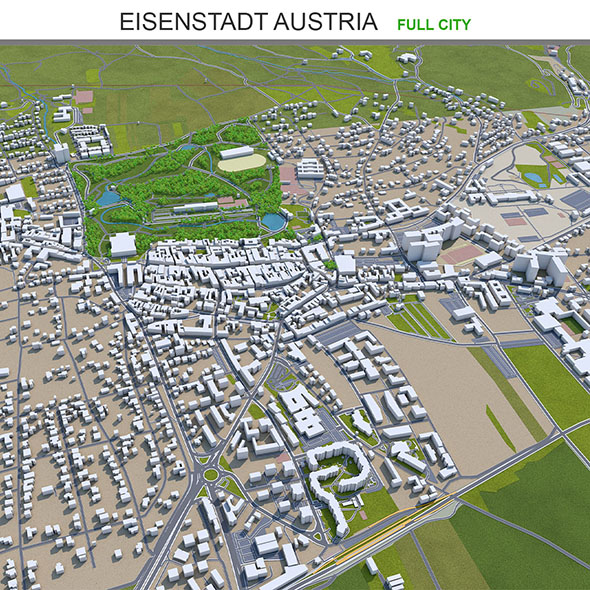 Eisenstadt city Austria - 3Docean 31874835