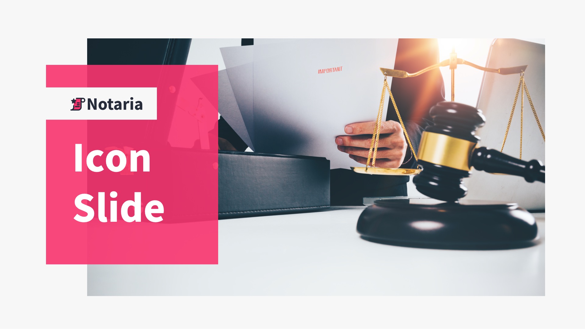 Notaria - Notary Public & Legal Services Powerpoint Template ...