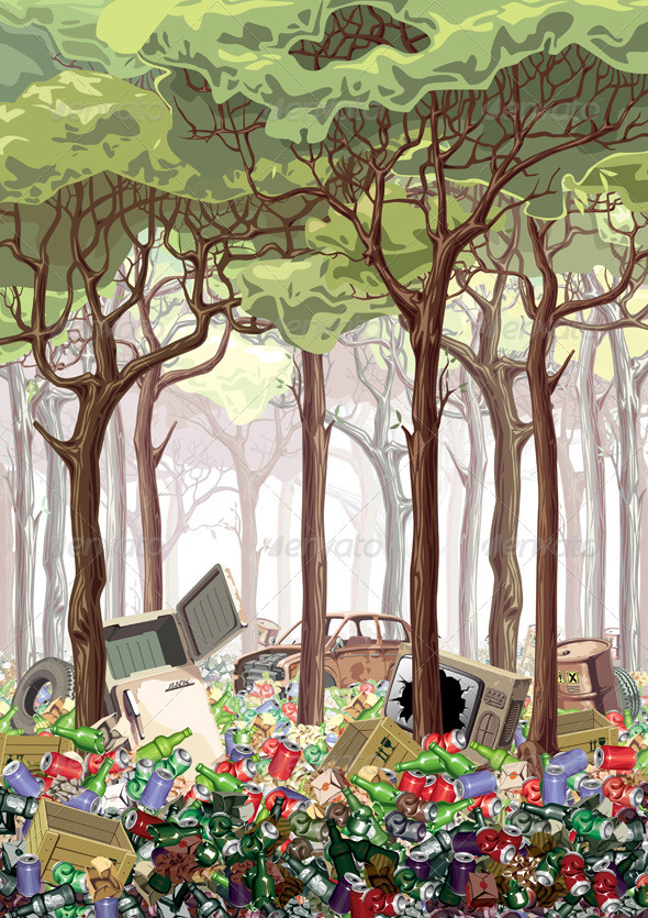Junk Forest - Nature Conceptual