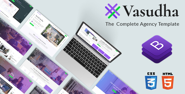 Vasudha Agency – Multipurpose Template