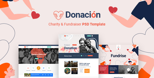 Donacion - FundraisingCharity - ThemeForest 31881024