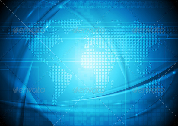 Abstract technical background - Technology Conceptual