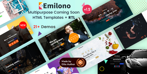 Emilono - Coming - ThemeForest 24662474