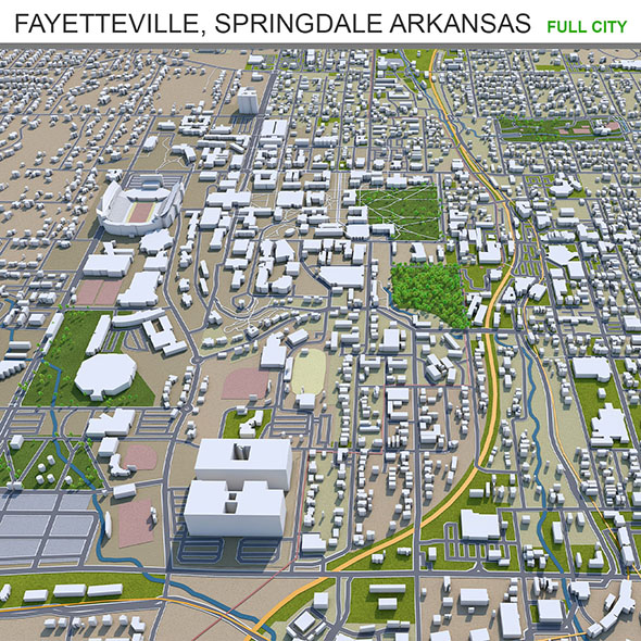 Fayetteville Springdale Rogers - 3Docean 31881688