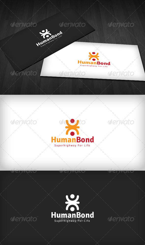 Human Bond Logo - Humans Logo Templates