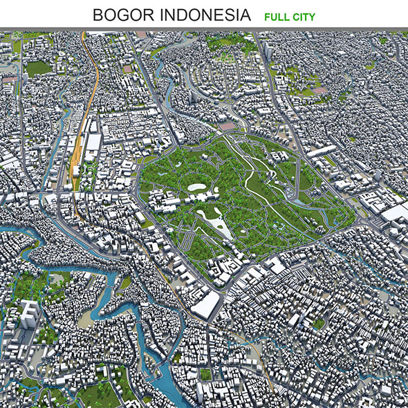 Bogor city Indonesia - 3Docean 31882164