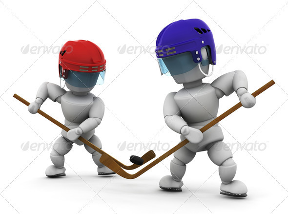 Ice hockey players