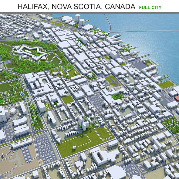 Halifax city Nova - 3Docean 31883261