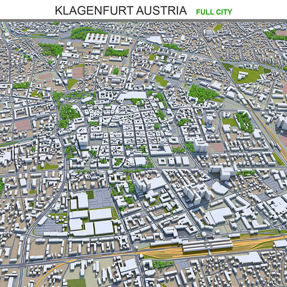 Klagenfurt city Austria - 3Docean 31883621