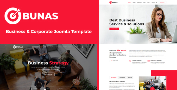 Bunas - Multipurpose Business and Corporate Joomla 4 Template