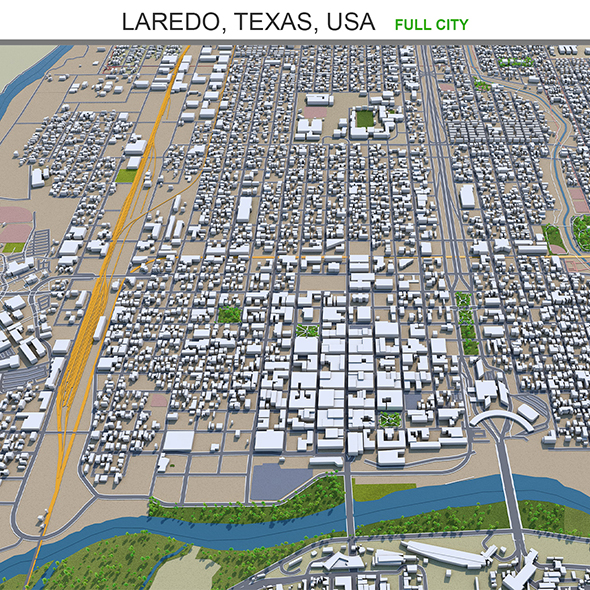 Laredo city Texas - 3Docean 31886136