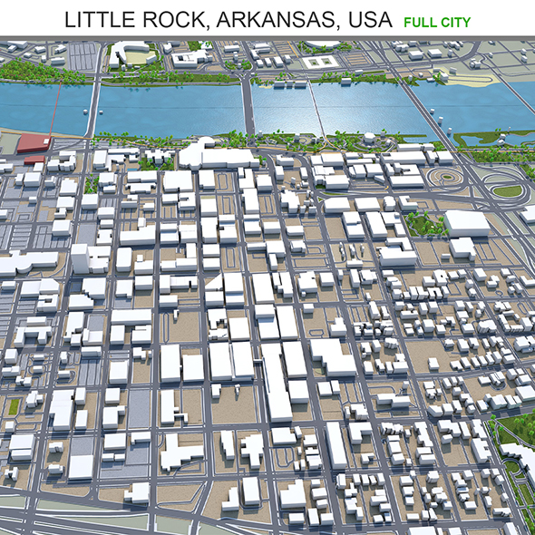 Little Rock city - 3Docean 31886820