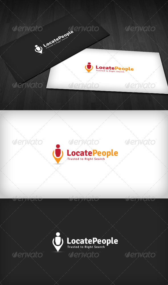Locate People Logo - Humans Logo Templates