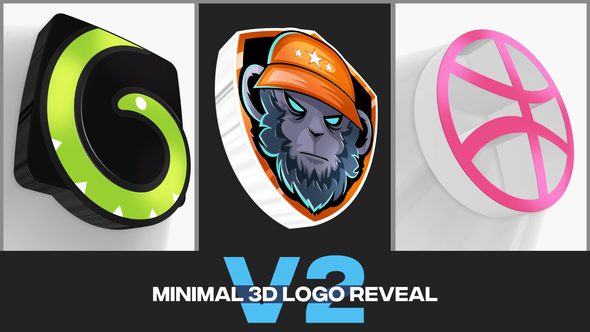 Minimal 3d Logo - VideoHive 31887403