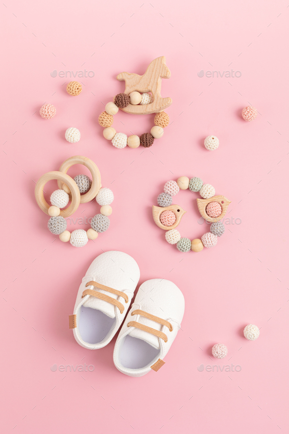 Beige Shoes and Bag on a Light Background Stock Image - Image of  background, pink: 148520467
