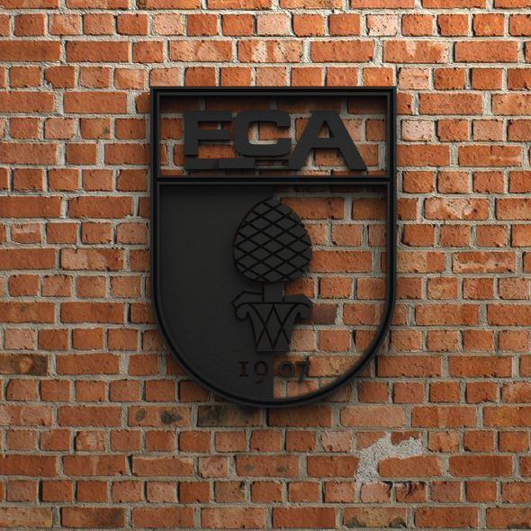 FC Augsburg Logo - 3Docean 31888137
