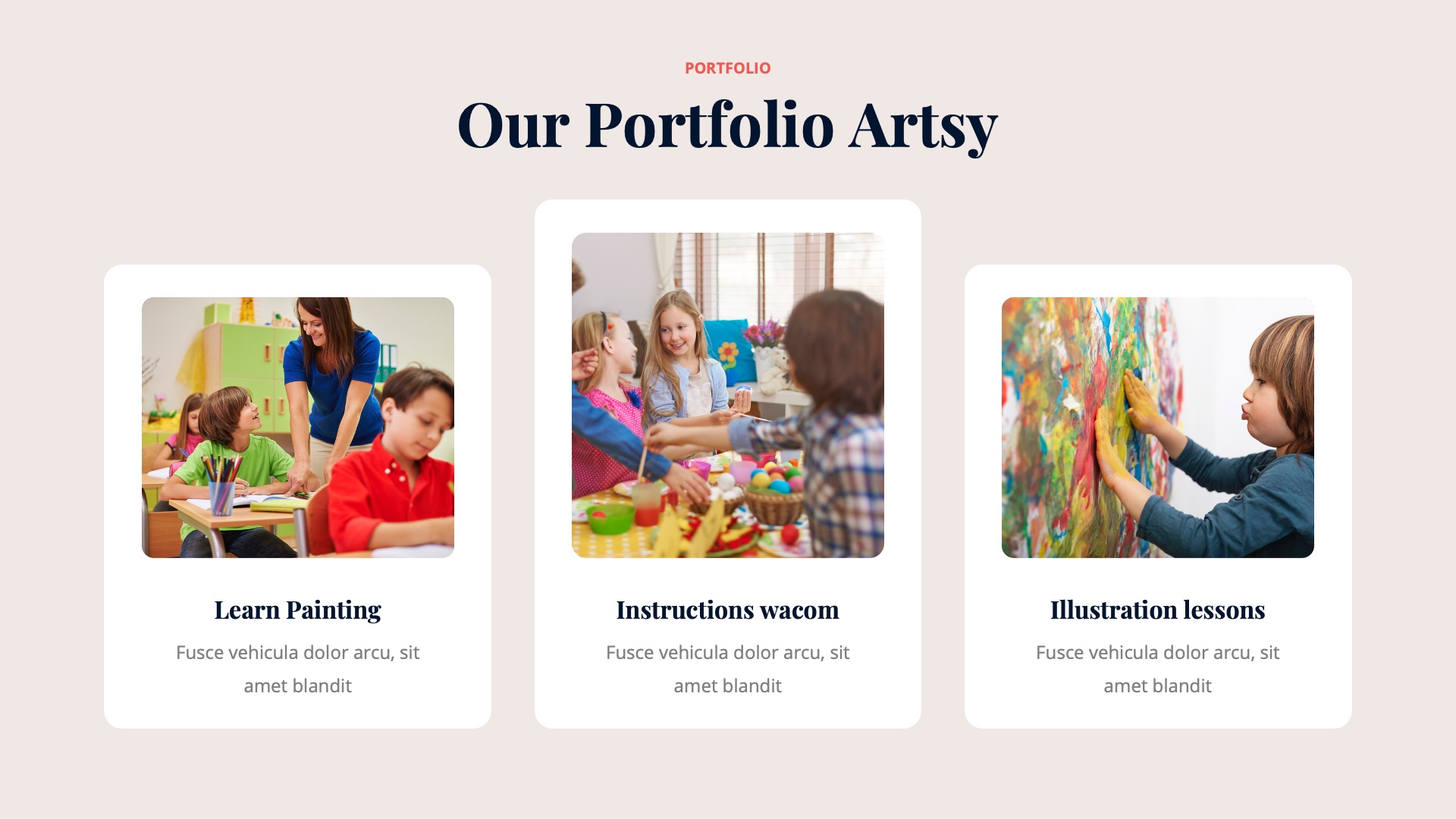 Artsy - Art & Music School Google Slides Template, Presentation Templates