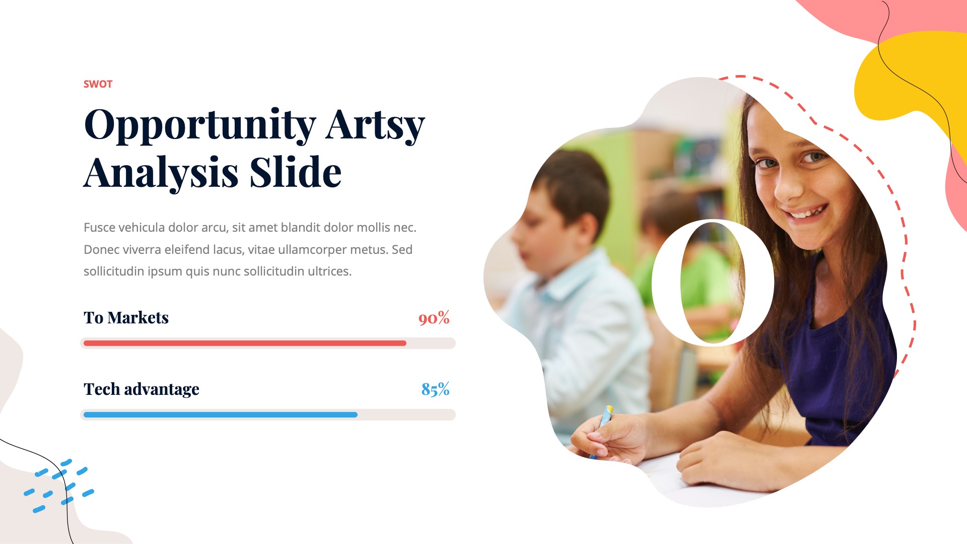 Artsy - Art & Music School Google Slides Template, Presentation Templates